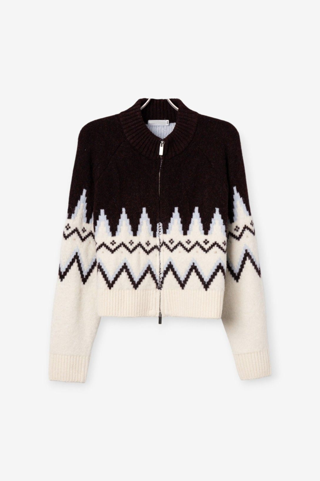 INFINITE KNIT - BROWN/WHITE