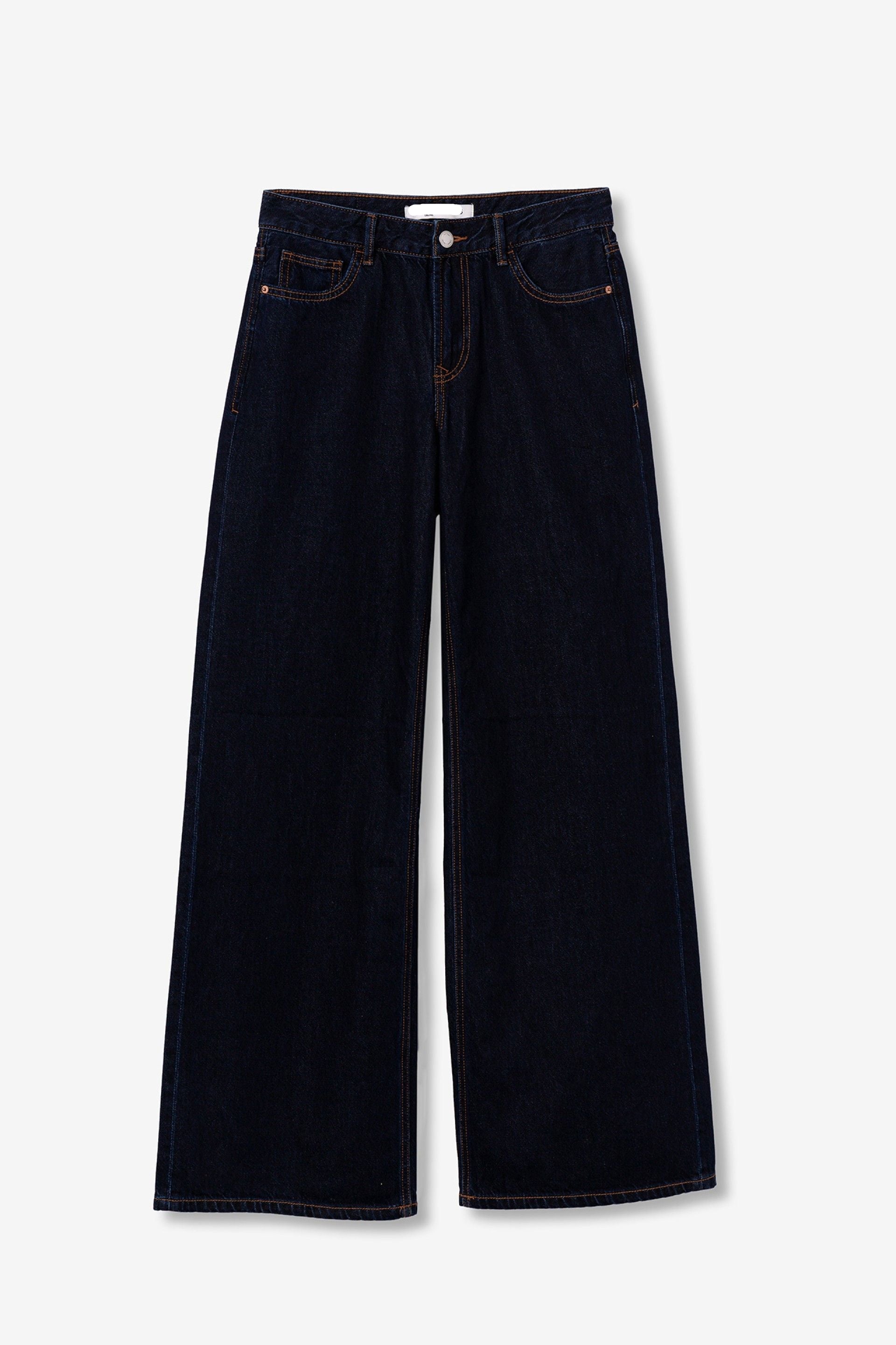CELINE WIDE LEG JEANS - DARK BLUE