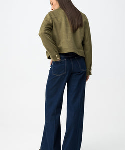 CELINE STITCH JEANS - DARK BLUE DENIM