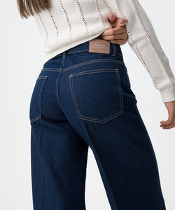 CELINE STITCH JEANS - DARK BLUE DENIM