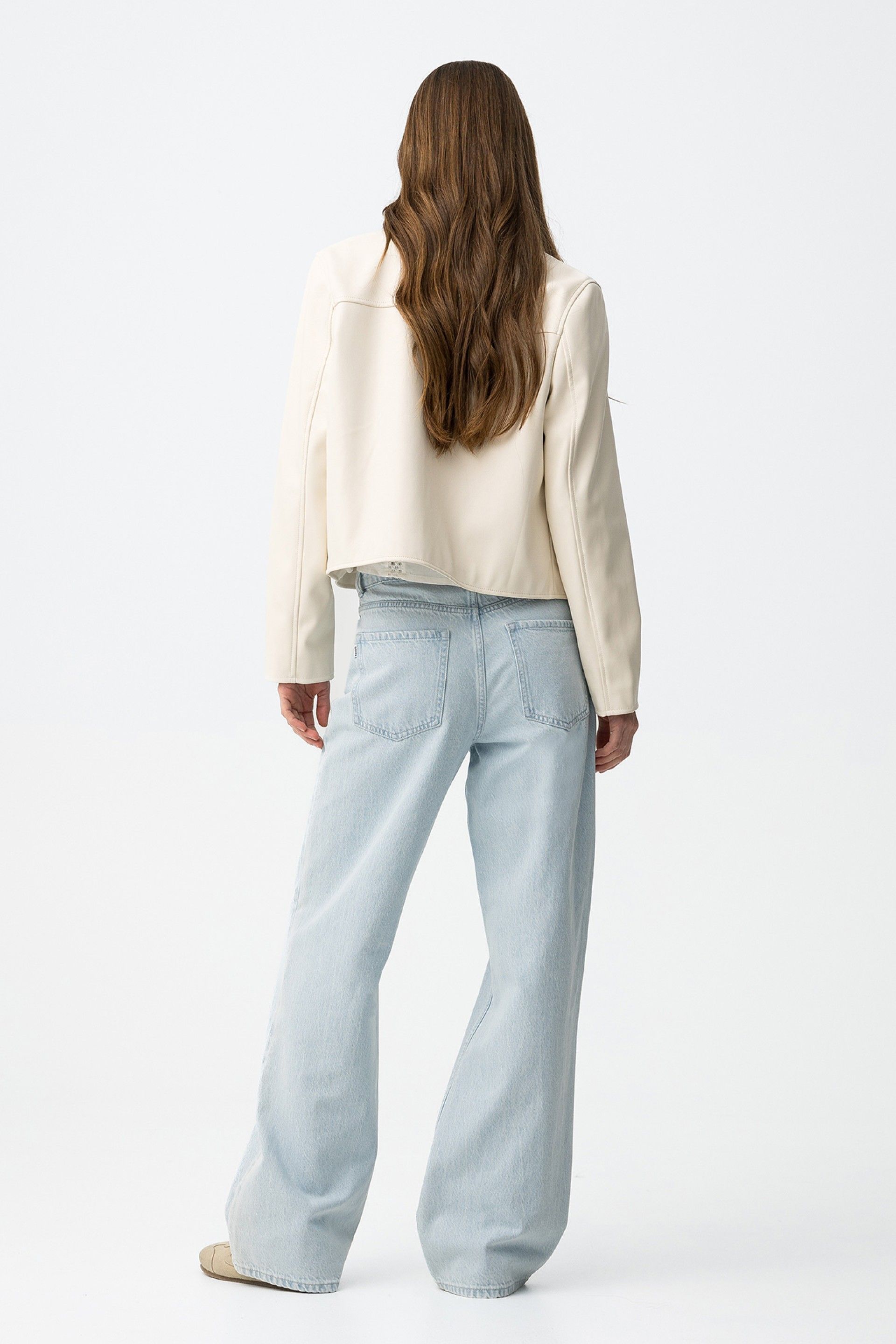 BONNYE WIDE LEG JEANS - BRIGHT LIGHT BLUE