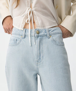BONNYE WIDE LEG JEANS - BRIGHT LIGHT BLUE