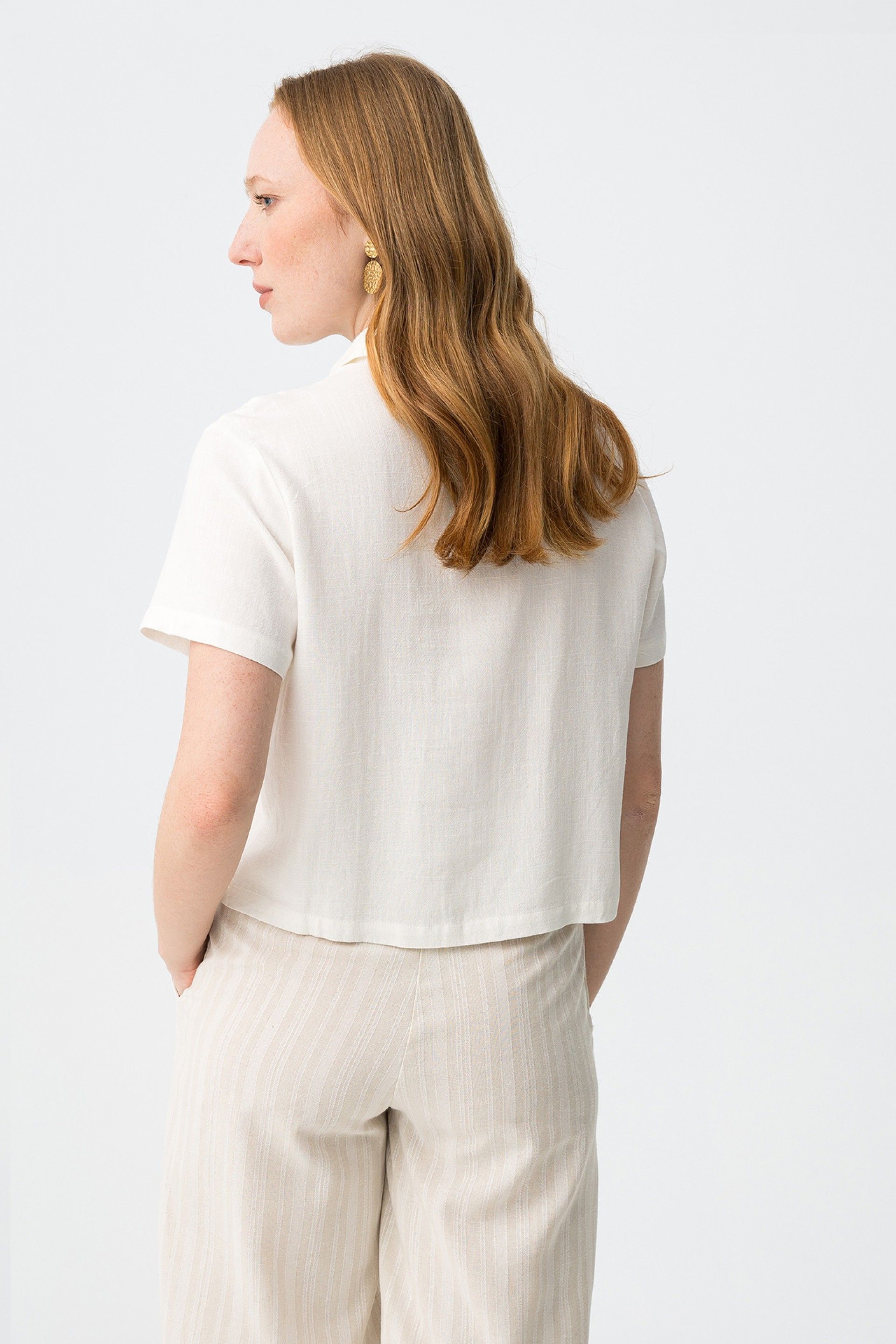 PROVENCE TROUSERS - OFF WHITE