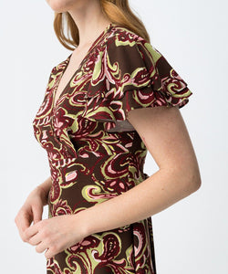 CLARICE DRESS - CHOCOLATE BROWN