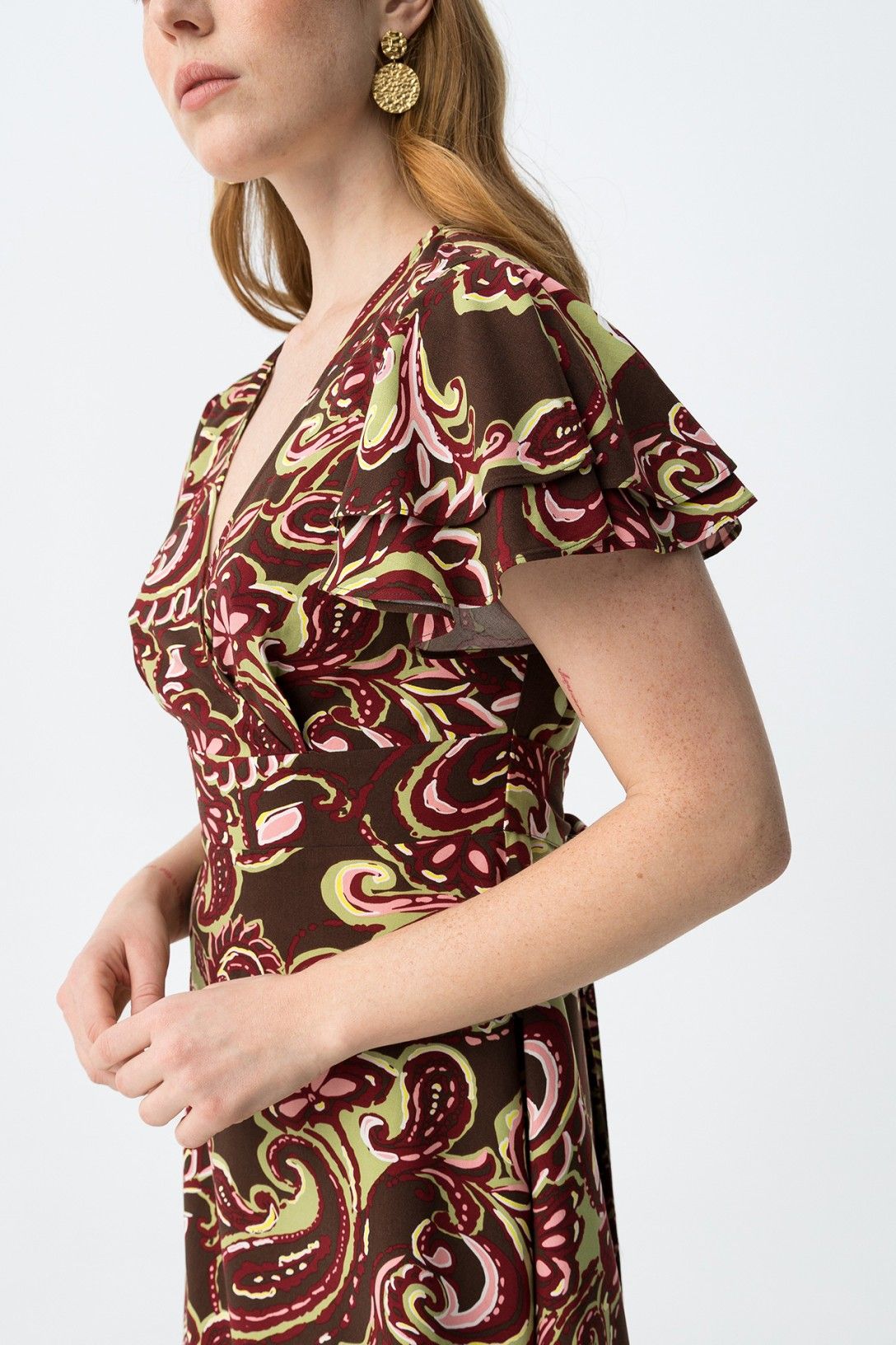CLARICE DRESS - CHOCOLATE BROWN