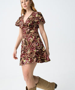 CLARICE DRESS - CHOCOLATE BROWN