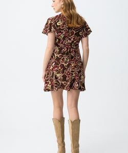 CLARICE DRESS - CHOCOLATE BROWN