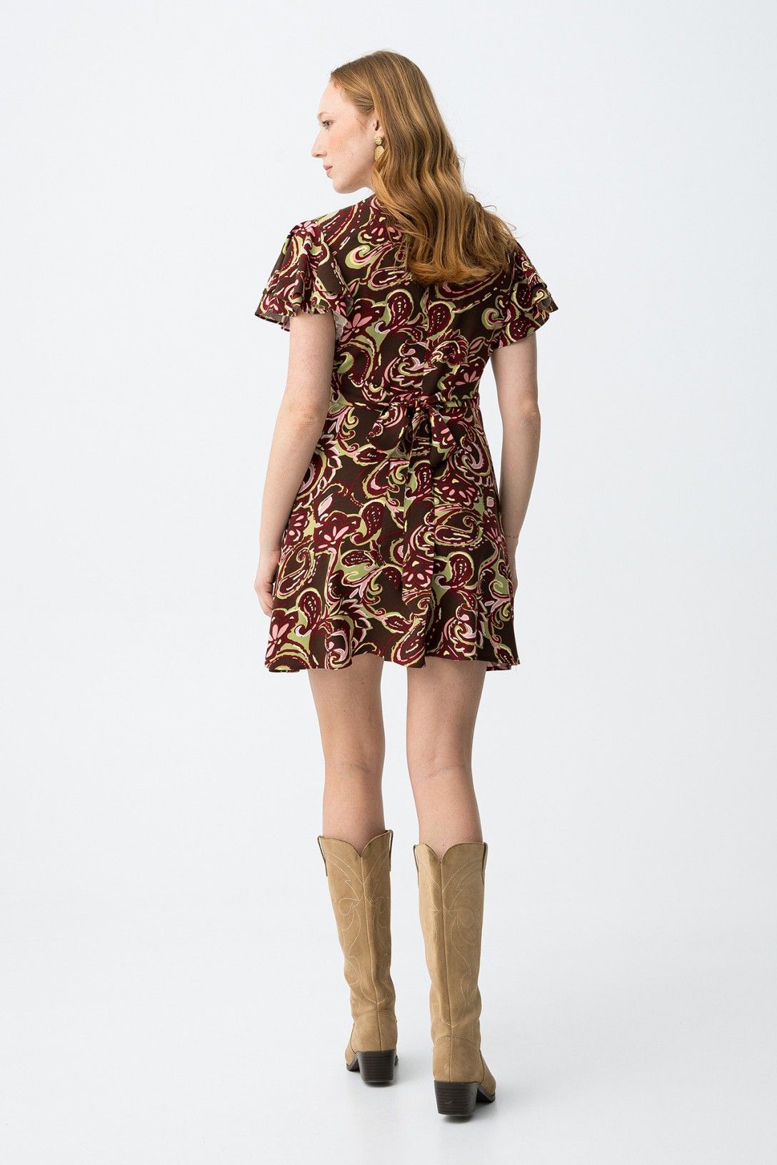 CLARICE DRESS - CHOCOLATE BROWN