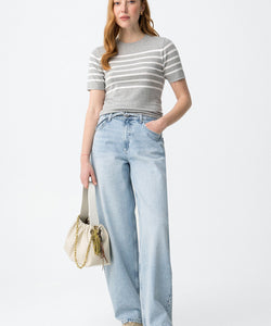 AVA BARREL JEANS - LIGHT BLUE