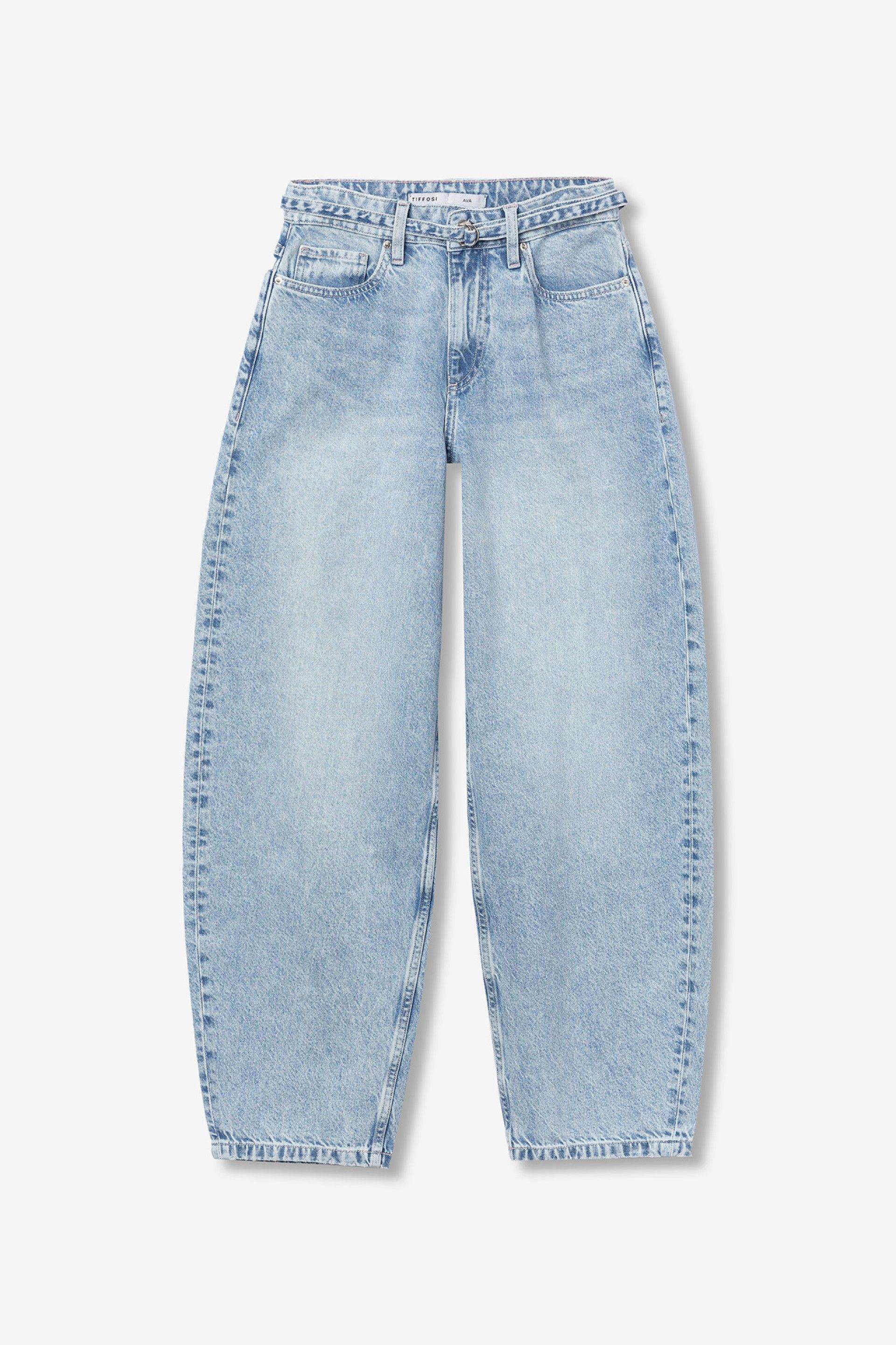 AVA BARREL JEANS - LIGHT BLUE
