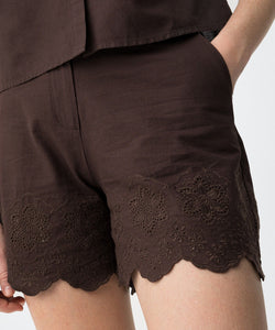 LANCASTRE SHORTS - CHOCOLATE