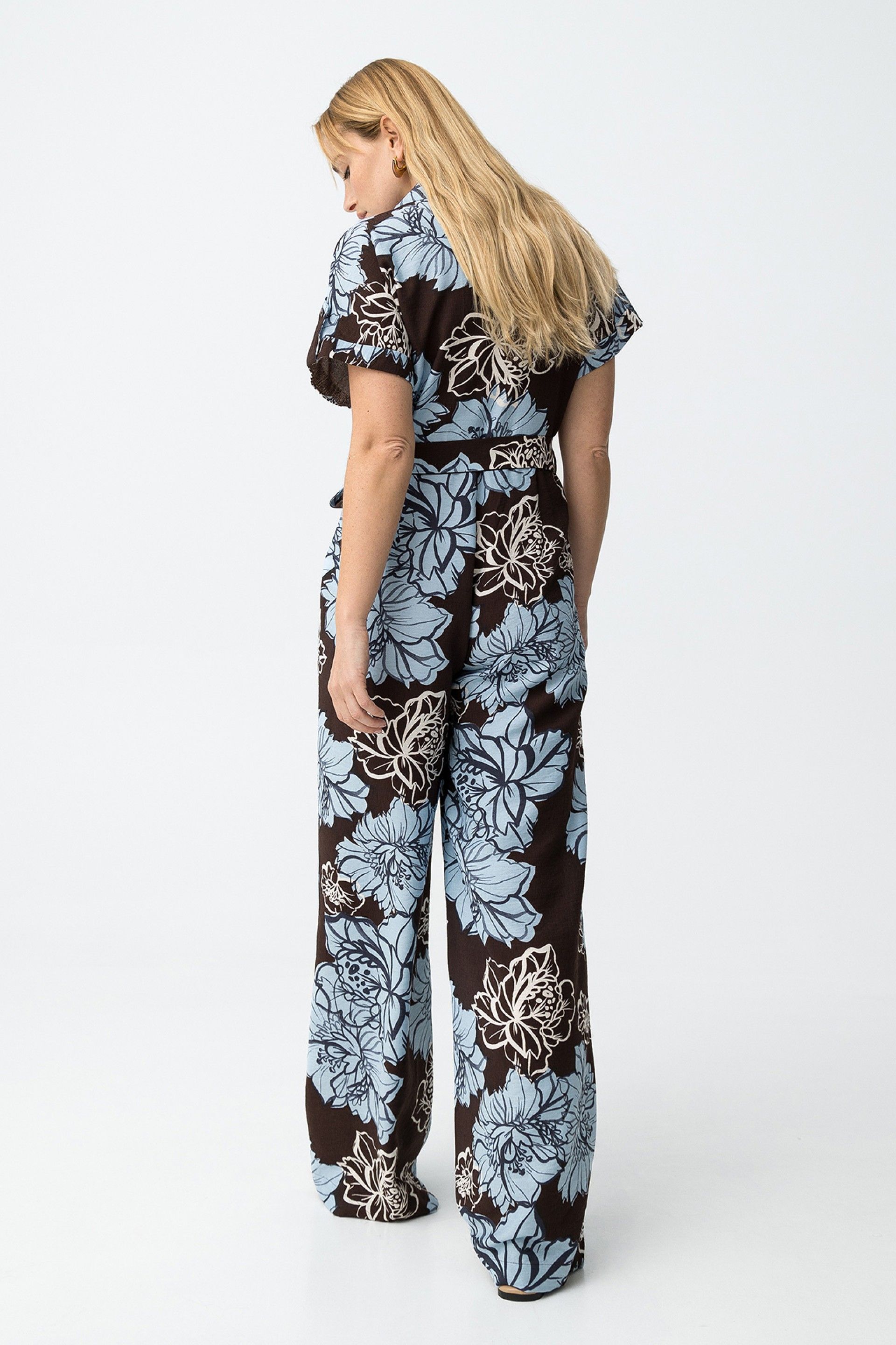 NICOTINA JUMPSUIT - BABY BLUE