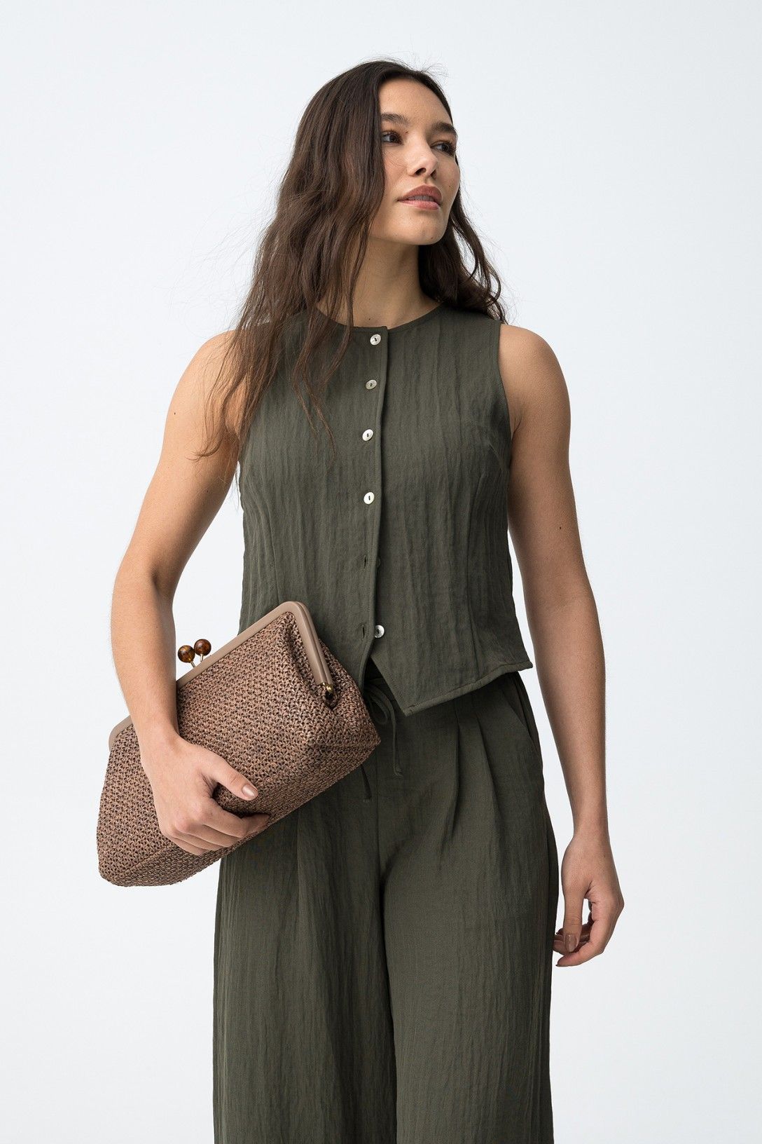 AUGUSTA GILET - PATINA GREEN