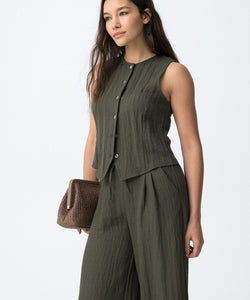 AUGUSTA GILET - PATINA GREEN
