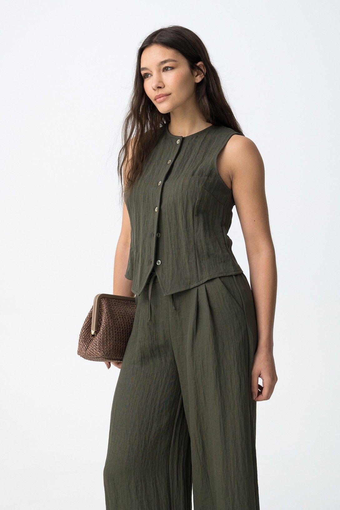 AUGUSTA GILET - PATINA GREEN