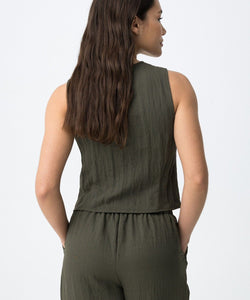 AUGUSTA GILET - PATINA GREEN