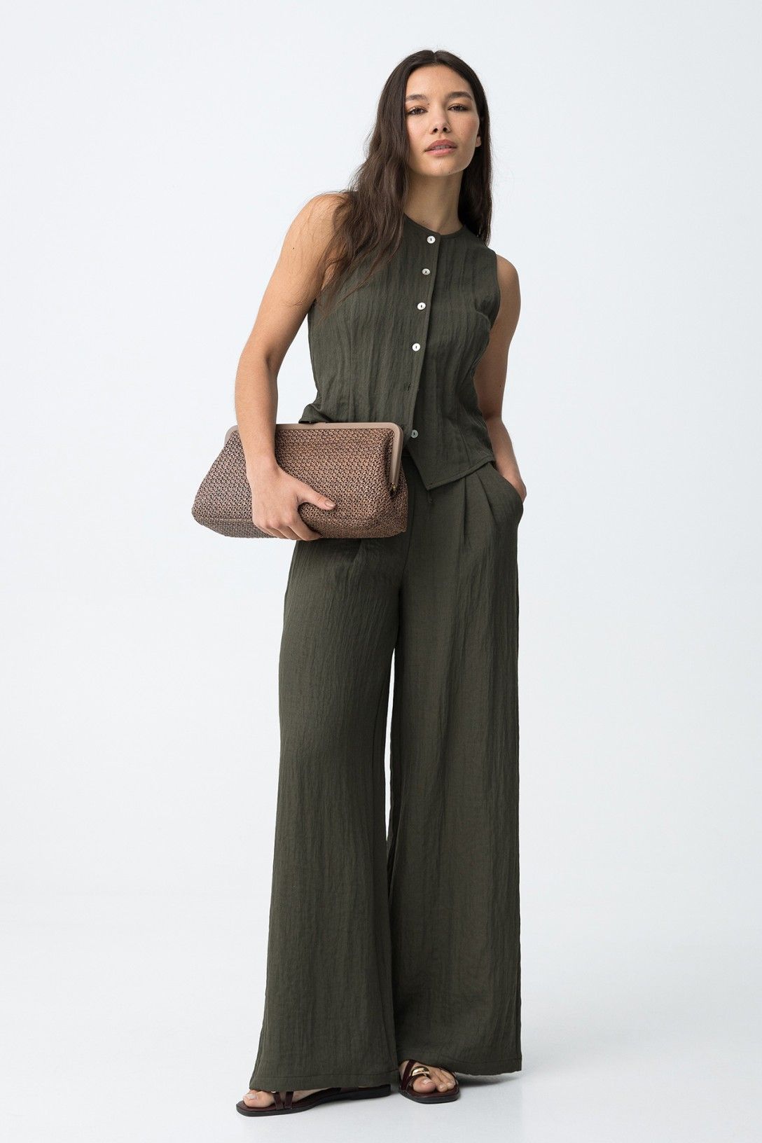 AUGUSTA PANTS - PATINA GREEN