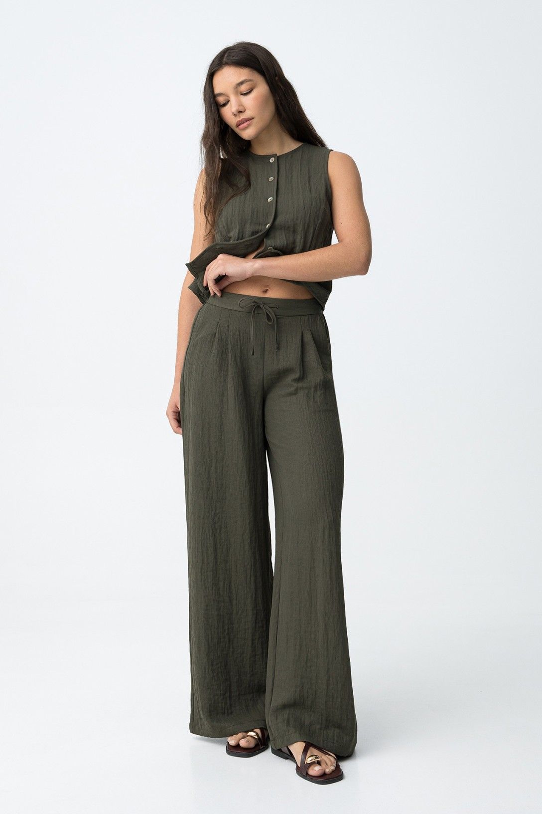 AUGUSTA PANTS - PATINA GREEN