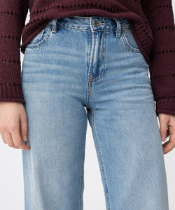 CELINE WIDE LEG JEANS - MEDIUM BLUE