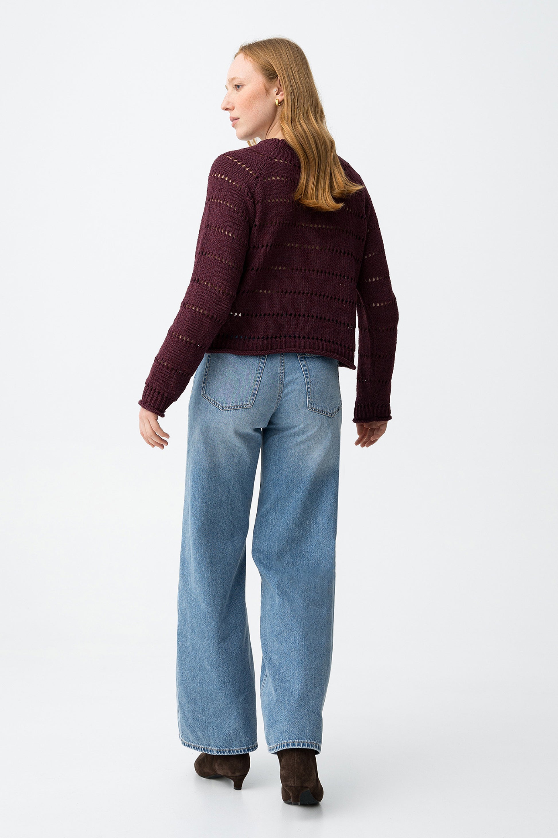 CELINE WIDE LEG JEANS - MEDIUM BLUE