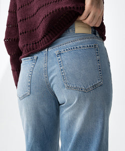 CELINE WIDE LEG JEANS - MEDIUM BLUE