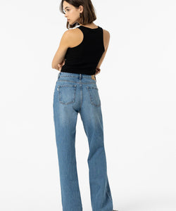 BONNYE WIDE LEG JEANS - MEDIUM BLUE
