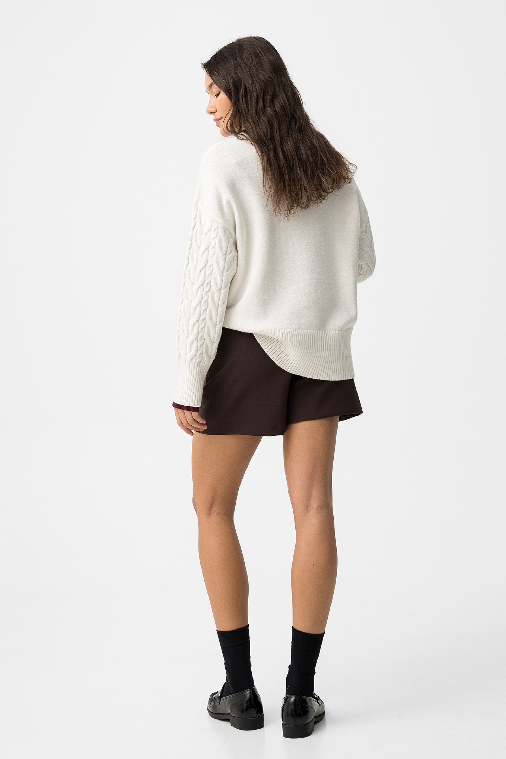PEPPER SKORT - CHOCOLATE BROWN
