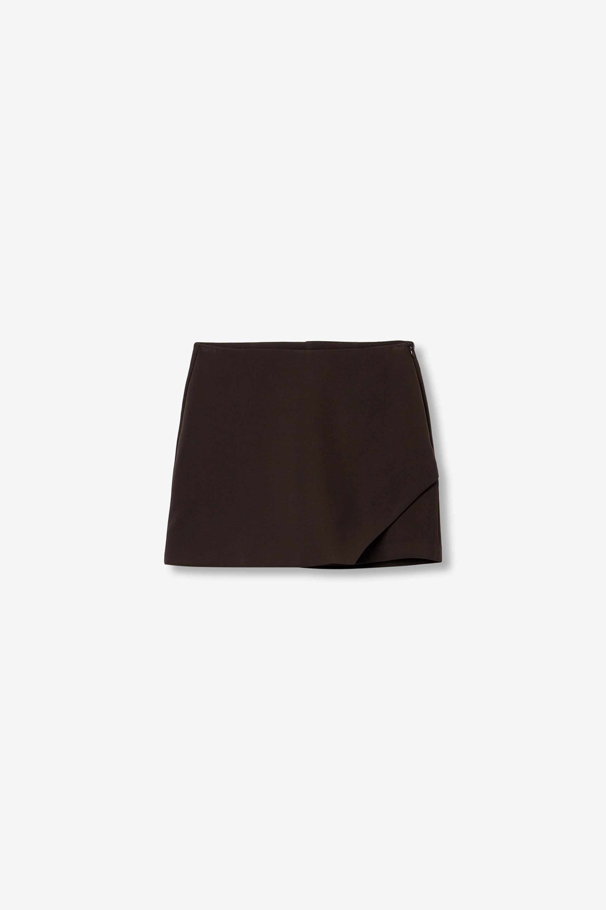 PEPPER SKORT - CHOCOLATE BROWN