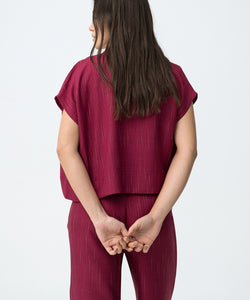 COOKIE SHIRT - FUCHSIA RED