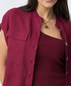 COOKIE SHIRT - FUCHSIA RED