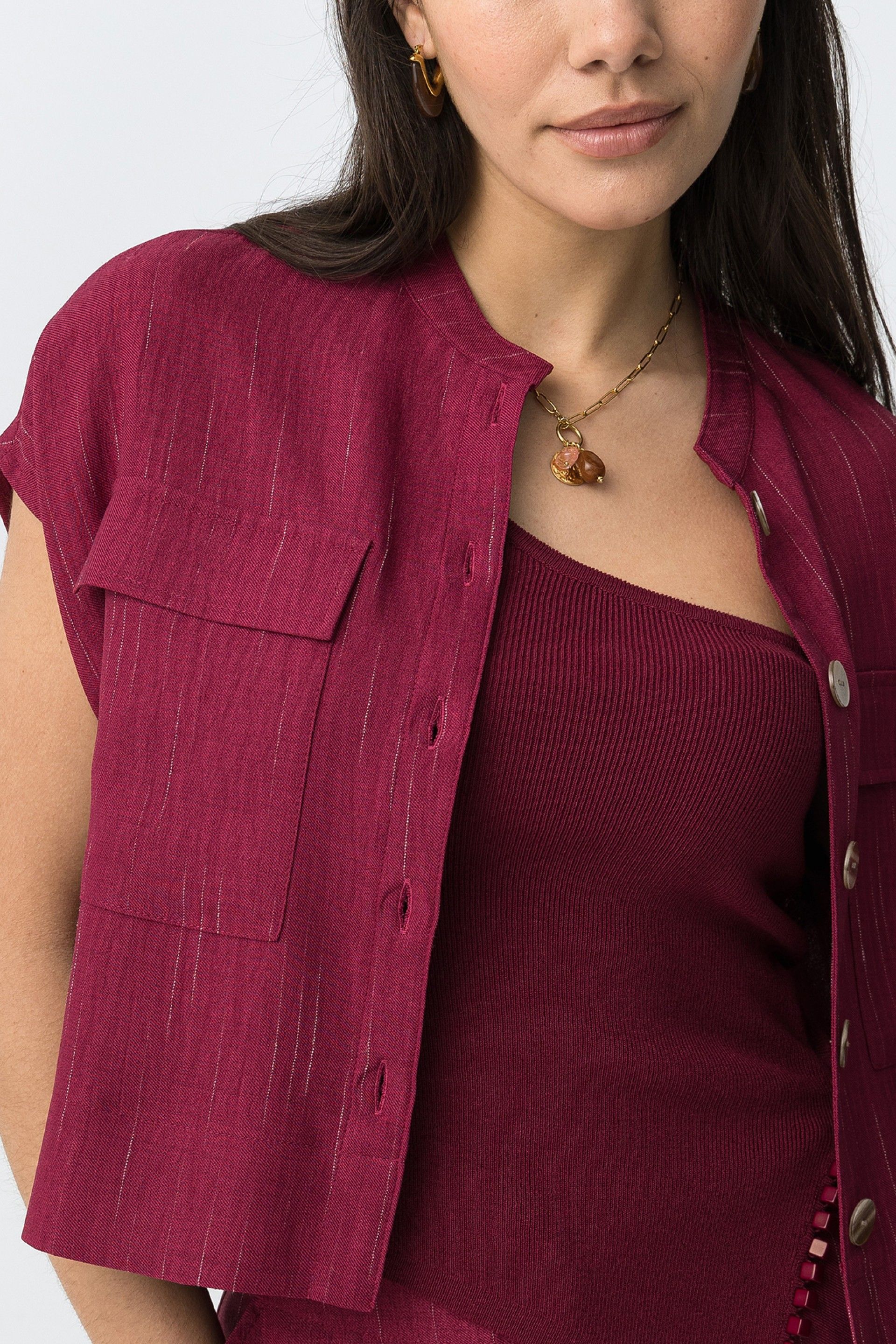 COOKIE SHIRT - FUCHSIA RED