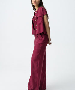 COOKIE TROUSERS - FUCHSIA RED