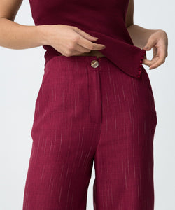COOKIE TROUSERS - FUCHSIA RED
