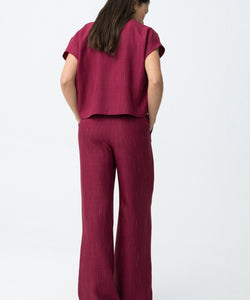 COOKIE TROUSERS - FUCHSIA RED