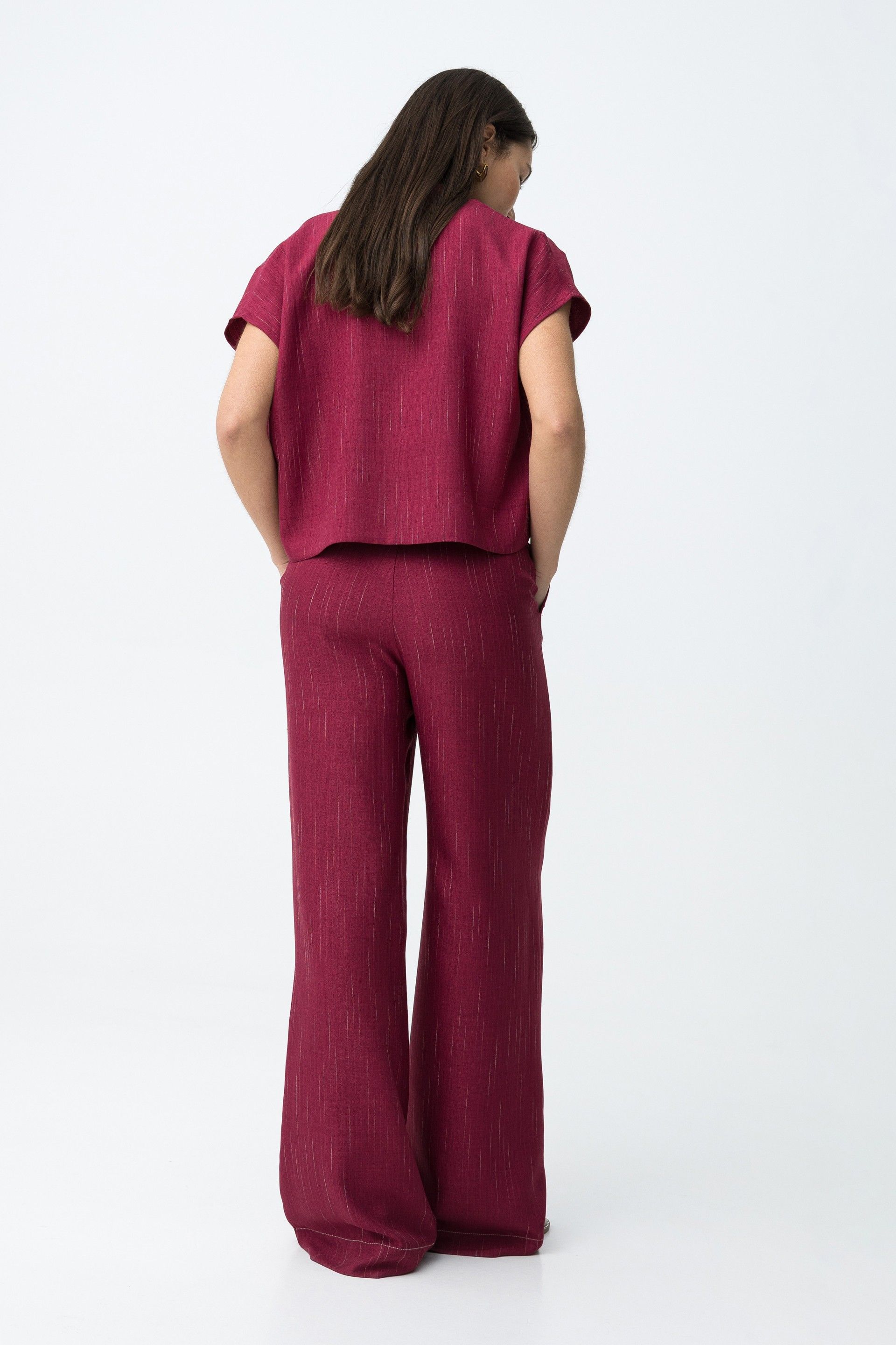 COOKIE TROUSERS - FUCHSIA RED