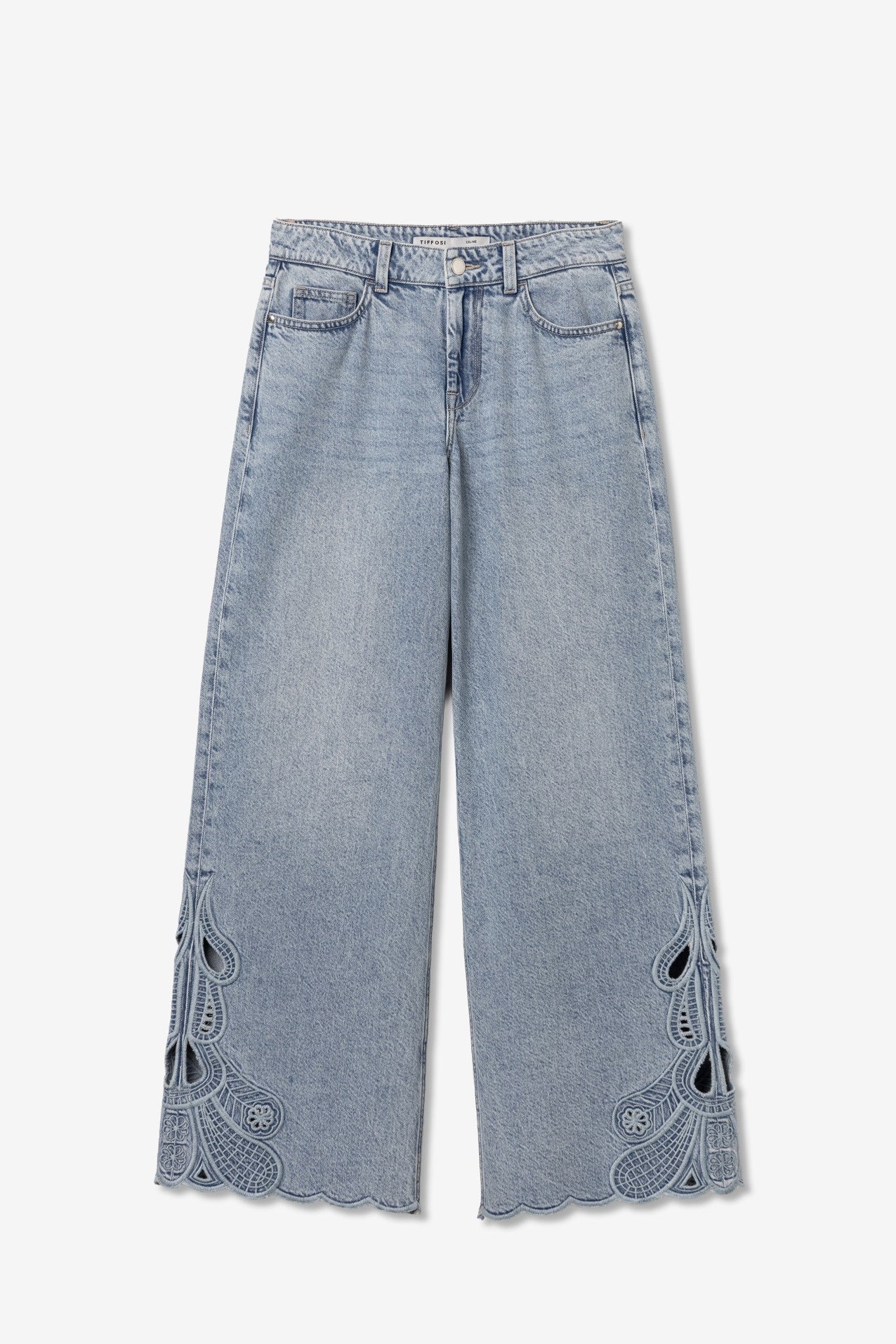 CELINE WIDE LEG JEANS - BLUE