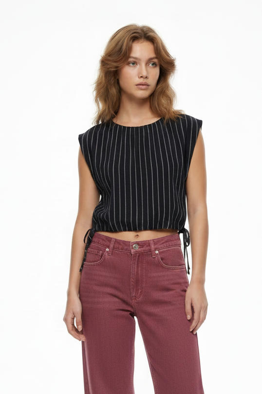HAREM TOP - NAVY