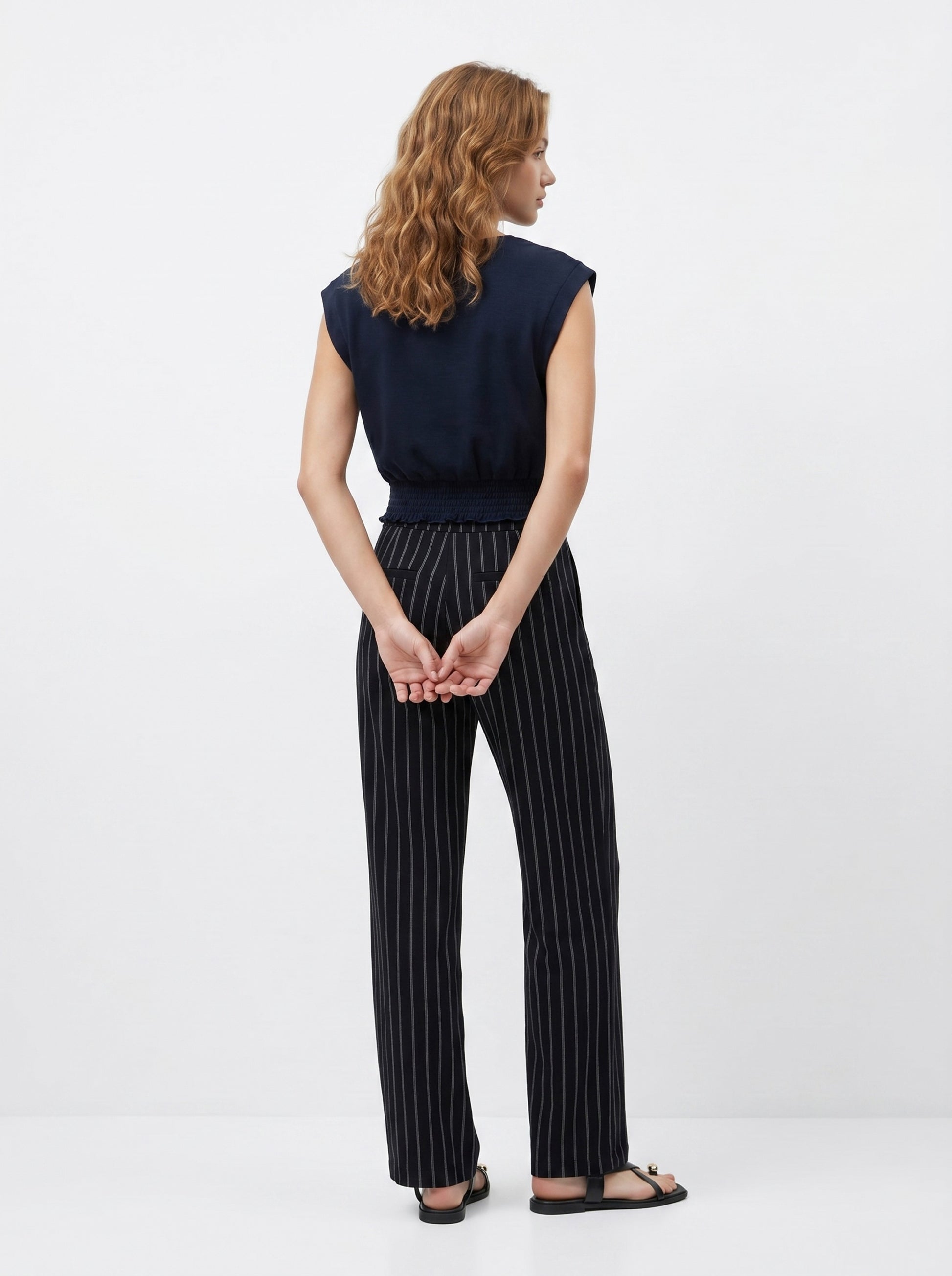 MACY TOP - NAVY