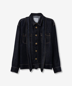 CHARLOTTE BLOUSE - DARK BLUE