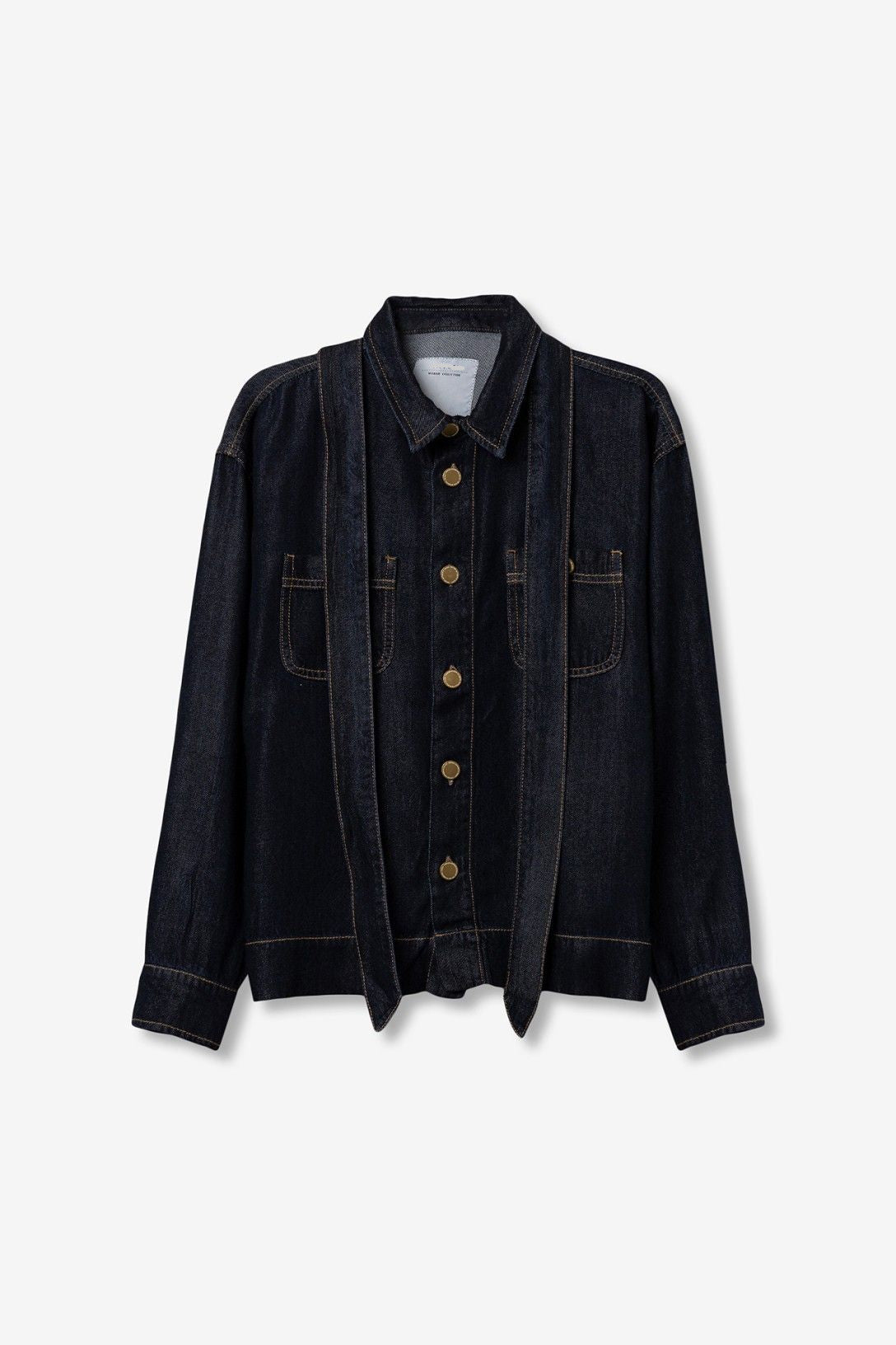 CHARLOTTE BLOUSE - DARK BLUE