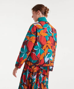 COMPAÑÍA FANTÁSTICA | QUILTED LEAFS JACKET - MULTICOLOR