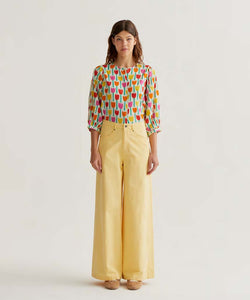 COMPAÑÍA FANTÁSTICA | TULIP FIELD MS BLOUSE - WHITE