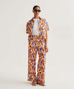 COMPAÑÍA FANTÁSTICA | ILUSSTRATION FLOWER PANTS - LILA