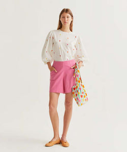 COMPAÑÍA FANTÁSTICA | TINY TULIPS TOP - WHITE