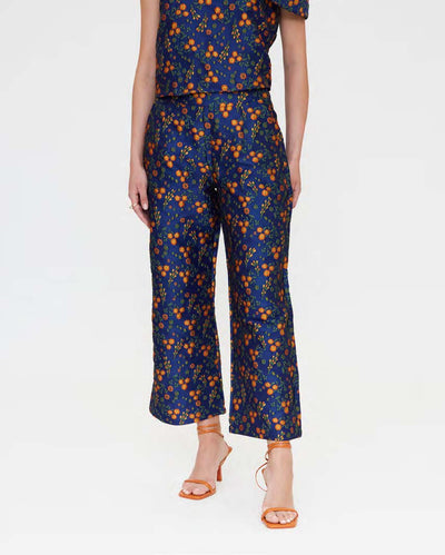 COMPAÑÍA FANTÁSTICA | NIGHT FLOWER TROUSERS - NAVY