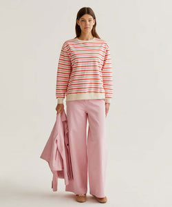 COMPAÑÍA FANTÁSTICA | DOUBLE STRIPE SWEATER - PINK