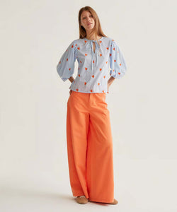 COMPAÑÍA FANTÁSTICA | HEART BOW TOP - LIGHT BLUE