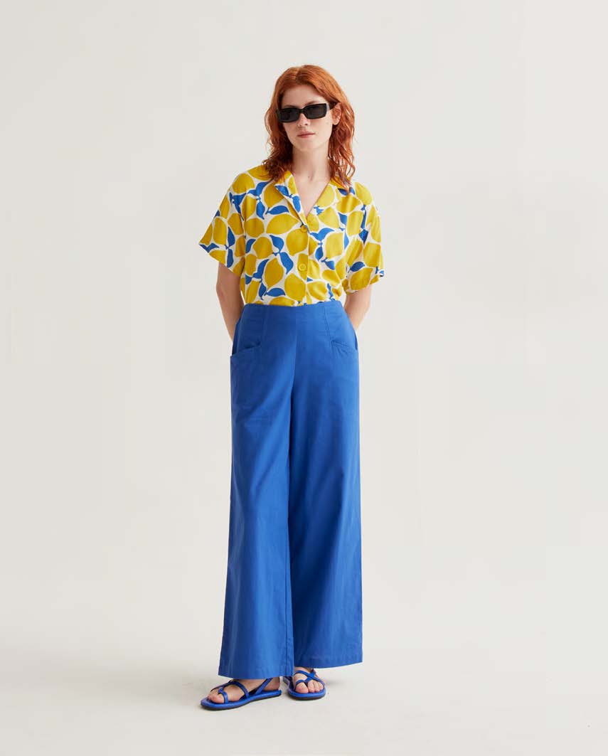 COMPAÑÍA FANTÁSTICA | LEMON SS BLOUSE - YELLOW