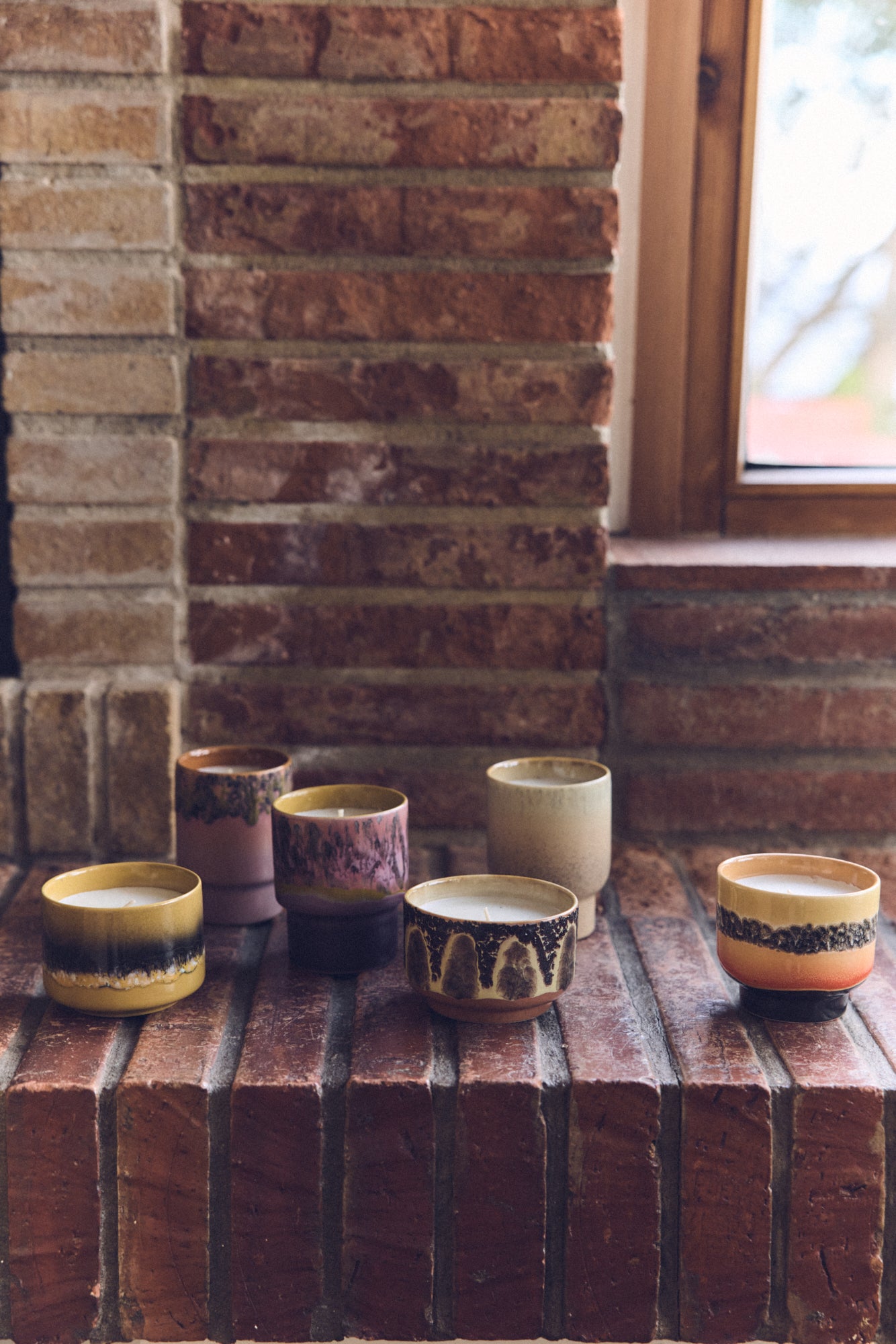 HKliving | 70S CERAMICS: SMALL SCENTED CANDLE - KYOTO