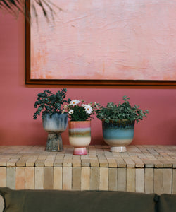 HKliving | RETRO FLOWER POT - LAGOON